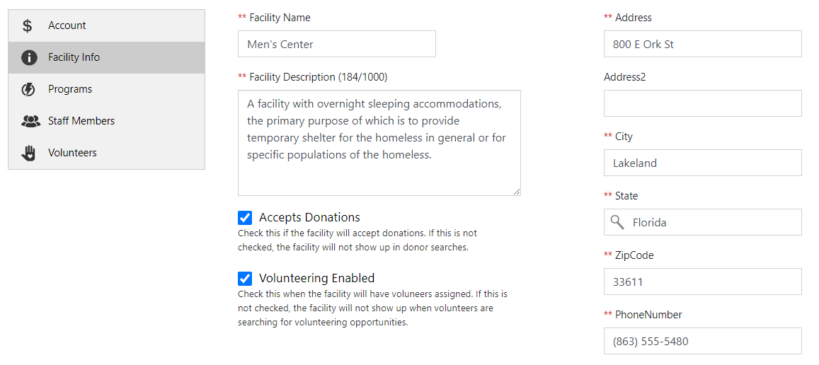 SecureCare® screenshot of feature